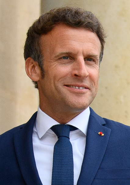 Emmanuel Macron portrait